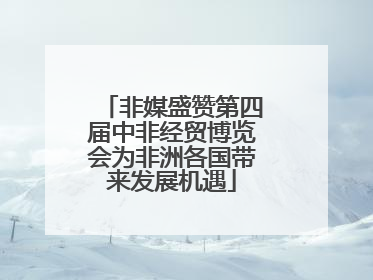 非媒盛赞第四届中非经贸博览会为非洲各国带来发展机遇