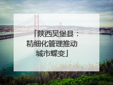 陕西吴堡县：精细化管理推动城市蝶变