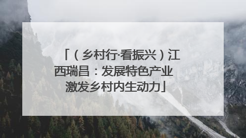 （乡村行·看振兴）江西瑞昌：发展特色产业 激发乡村内生动力