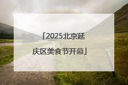 2025北京延庆区美食节开幕