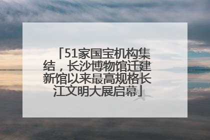 51家国宝机构集结，长沙博物馆迁建新馆以来最高规格长江文明大展启幕