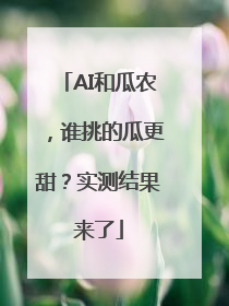 AI和瓜农，谁挑的瓜更甜？实测结果来了